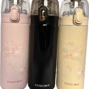 Termo Térmico Metálico – 400 ml (Diseños Florales)