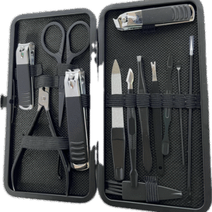 Set De Manicura En Estuche Negro