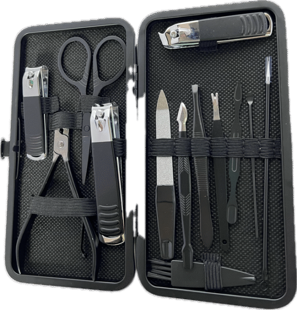 Set De Manicura En Estuche Negro